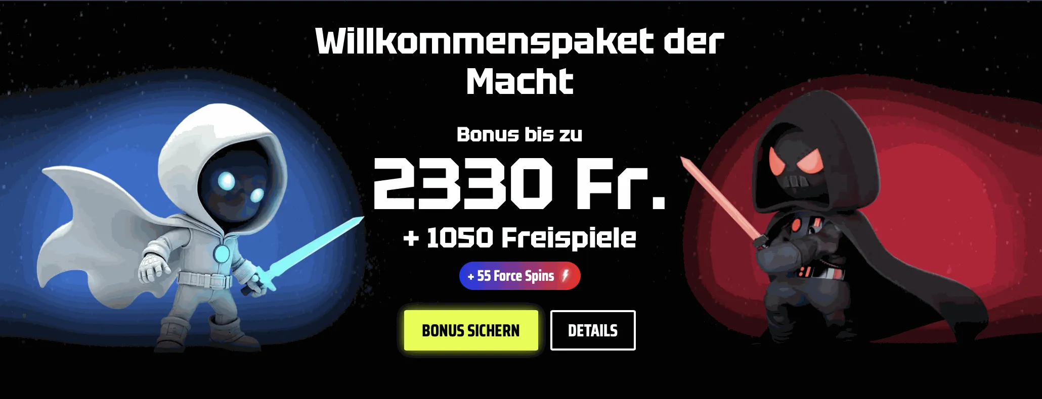 SlotsVader Schweizer Online Casino